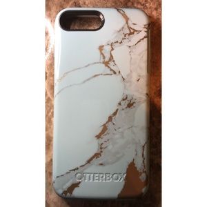 Light Blue Marbled Otterbox iPhone 7Plus/8Plus
